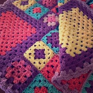 Granny square blanket